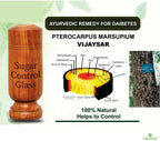 Sugar Control Glass for Diabetic | 100% Natural Vijaysar Wood Glass
